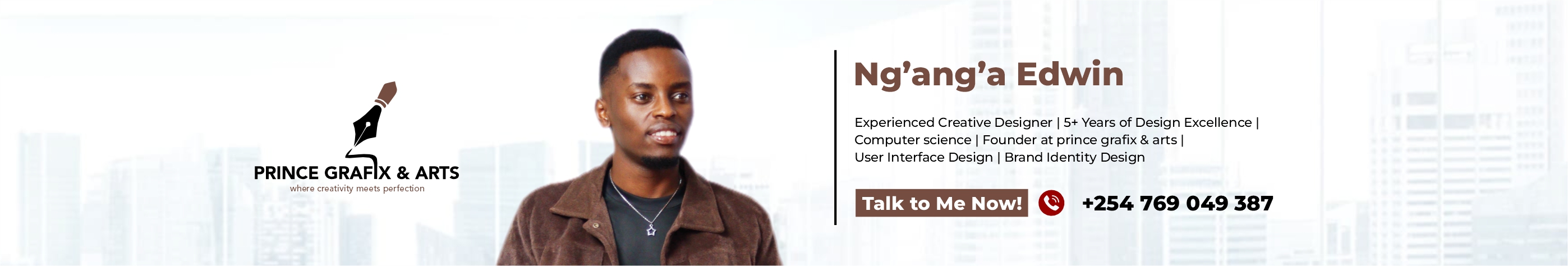 Nganga Edwin: Graphic Designer in Nairobi and Across Kenya